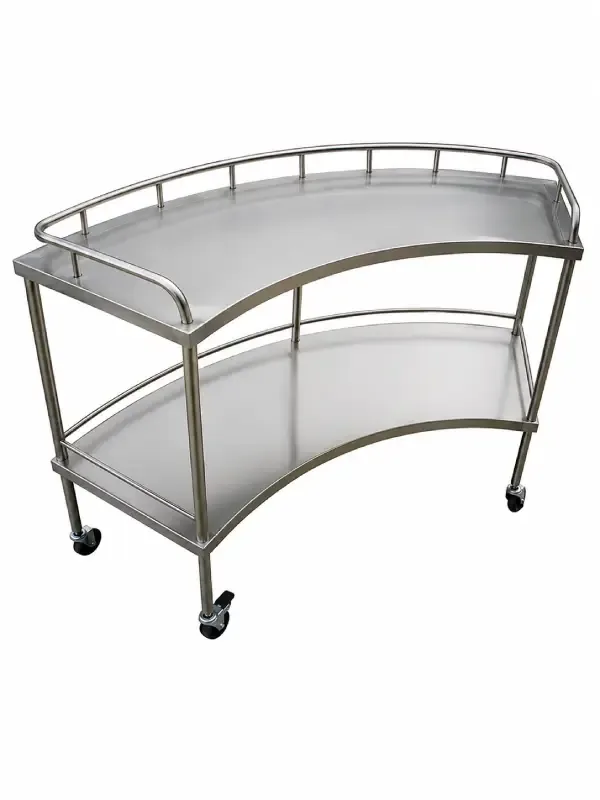 Curved Instrument Trolley — ot & critical care equipment, Sigma Global Services